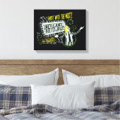 Beetlesap | "Ghost with the most"-selectiekader Canvas Afdruk (Insitu (Slaapkamer))