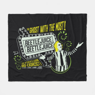 Beetlesap "Ghost with the most"-selectiekader Fleece Deken