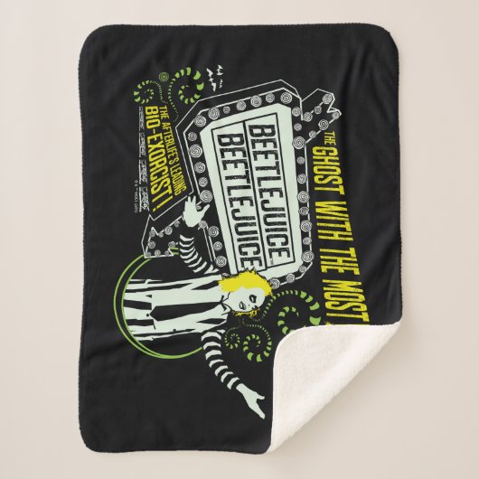 Beetlesap | "Ghost with the most"-selectiekader Sherpa Deken (Voorkant)