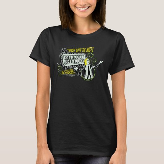 Beetlesap | "Ghost with the most"-selectiekader T-shirt (Voorkant)