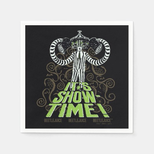 Beetlesap | Het is Show Tijd! Servet (Voorkant)