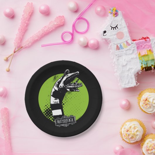 Beetlesap | Illustratie zandworm Papieren Bordje (Feest)