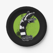 Beetlesap | Illustratie zandworm Papieren Bordje (Voorkant)