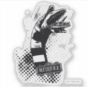 Beetlesap | Illustratie zandworm Sticker (Voorkant)