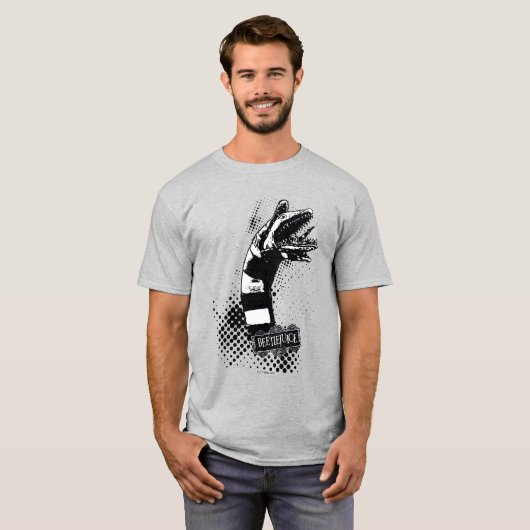 Beetlesap | Illustratie zandworm T-shirt (Voorkant volledig)