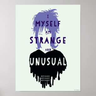 Beetlesap   Lydia "Strange and Unusual" Poster