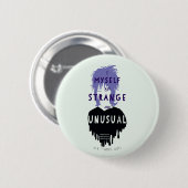 Beetlesap | Lydia "Strange and Unusual" Ronde Button 5,7 Cm (Voorkant /achterkant)