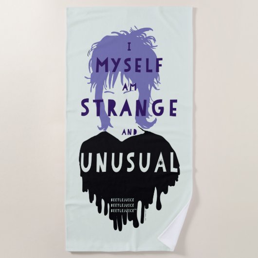 Beetlesap | Lydia "Strange and Unusual" Strandlaken (Voorkant)