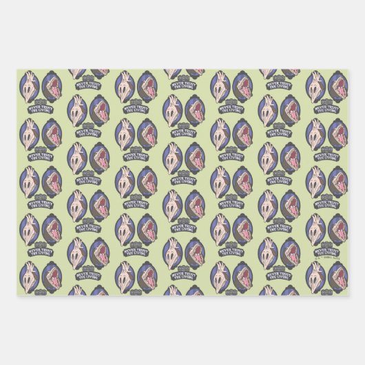 Beetlesap | Maitlands "Vertrouw nooit op het leven Inpakpapier Vel (Voorkant)