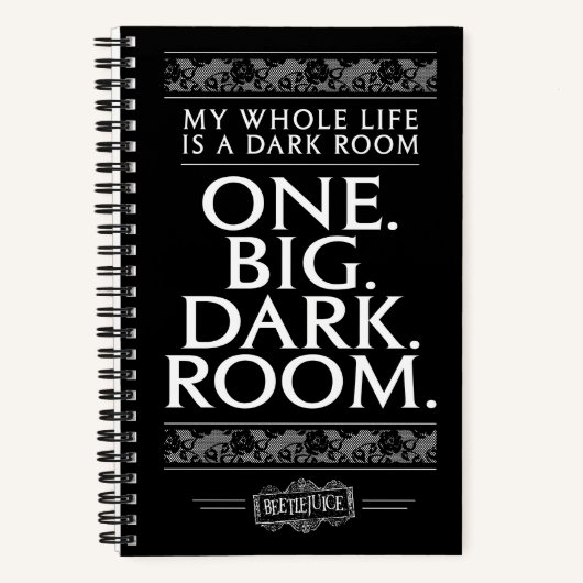 Beetlesap | Mijn hele leven is een donkere kamer Notitieboek (Voorkant)