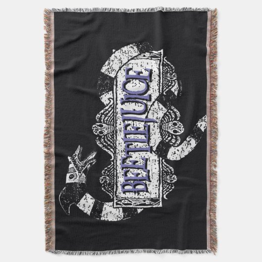 Beetlesap | Sandworm Coiled on Beetlesap Logo Deken (Voorkant Verticaal)