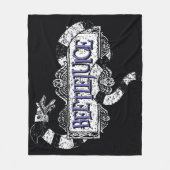 Beetlesap | Sandworm Coiled on Beetlesap Logo Fleece Deken (Voorkant)