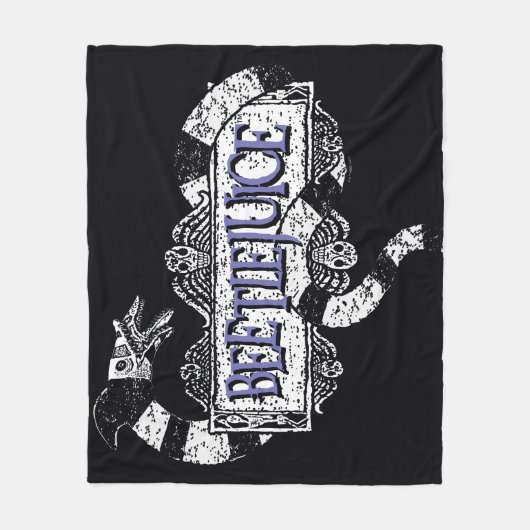 Beetlesap | Sandworm Coiled on Beetlesap Logo Fleece Deken (Voorkant)