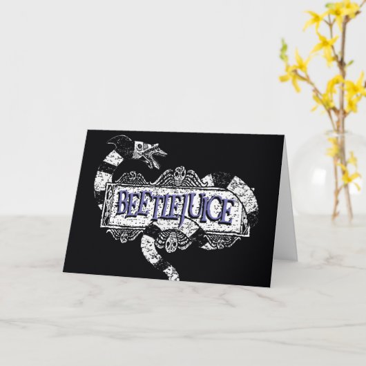 Beetlesap | Sandworm Coiled on Beetlesap Logo Kaart (Gele Bloem)