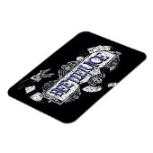 Beetlesap | Sandworm Coiled on Beetlesap Logo Magneet (Linkerzijde)