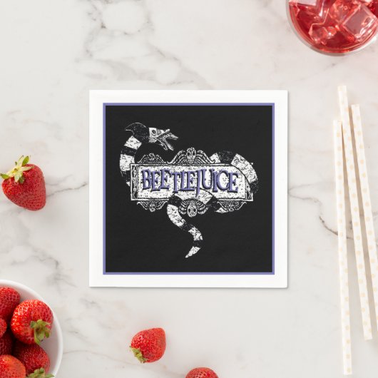 Beetlesap | Sandworm Coiled on Beetlesap Logo Servet (Insitu)