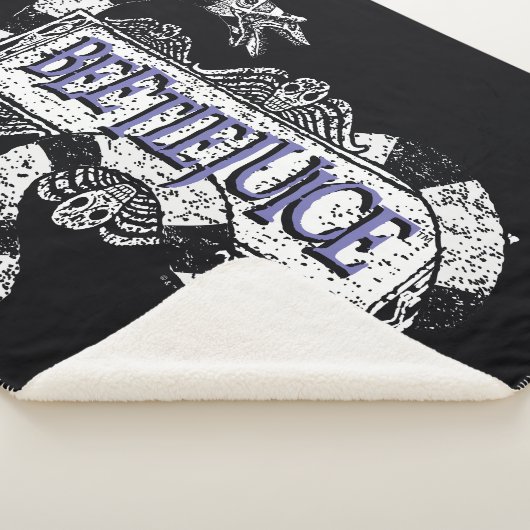 Beetlesap | Sandworm Coiled on Beetlesap Logo Sherpa Deken (3/4)