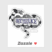 Beetlesap | Sandworm Coiled on Beetlesap Logo Sticker (Vel)