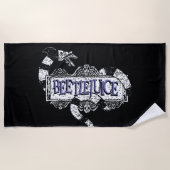 Beetlesap | Sandworm Coiled on Beetlesap Logo Strandlaken (Voorkant)