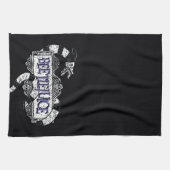 Beetlesap | Sandworm Coiled on Beetlesap Logo Theedoek (Horizontaal)