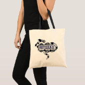 Beetlesap | Sandworm Coiled on Beetlesap Logo Tote Bag (Voorkant (product))