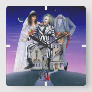 Beetlesap   Theatrisch Poster Vierkante Klok