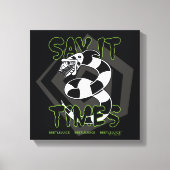 Beetlesap | Zeg het 3 keer Canvas Afdruk (Voorkant)