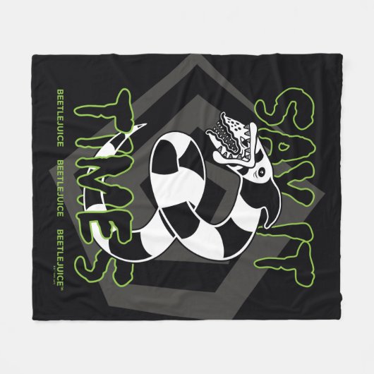 Beetlesap | Zeg het 3 keer Fleece Deken (Voorkant (Horizontaal))