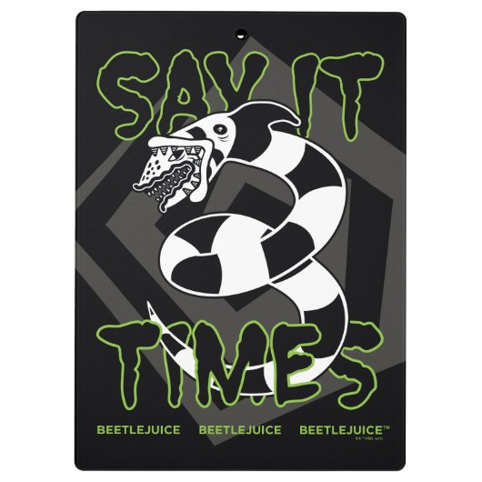 Beetlesap | Zeg het 3 keer Klembord (Achterkant)