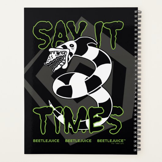 Beetlesap | Zeg het 3 keer Planner (Achterkant)