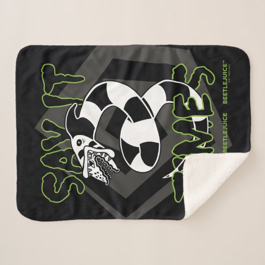 Beetlesap | Zeg het 3 keer Sherpa Deken (Voorkant (horizontaal))