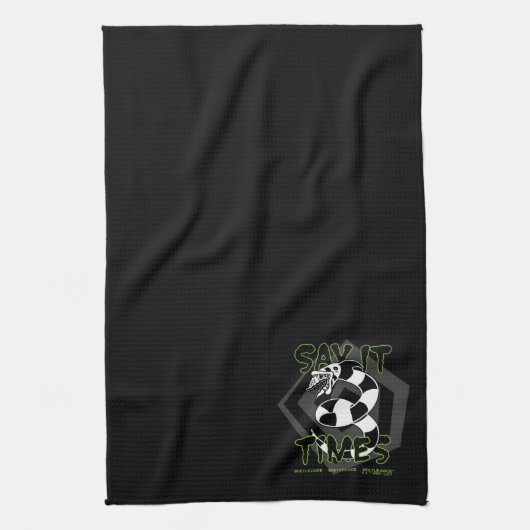 Beetlesap | Zeg het 3 keer Theedoek (Verticaal)