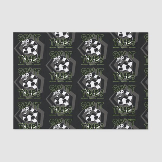 Beetlesap | Zeg het 3 keer Tissuepapier (Voorkant)