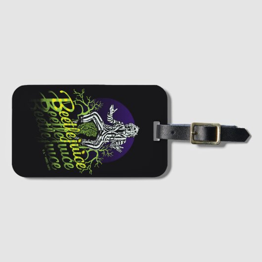 Beetlesap | Zitten op een grafsteen Bagagelabel (Voorkant (horizontaal))