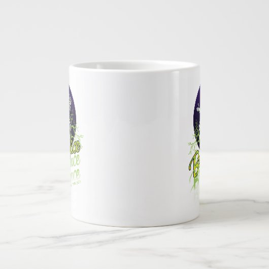 Beetlesap | Zitten op een grafsteen Extra Grote Beker (Voorkant)