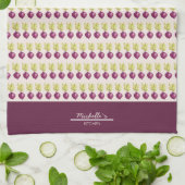 Beets in Love Waterverf illustration Kitchen Chef Theedoek (Gevouwen)