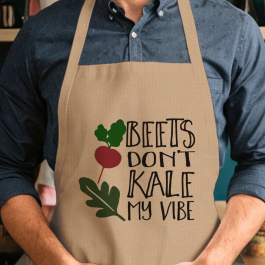 Beets Kale My Vibe niet Standaard Schort