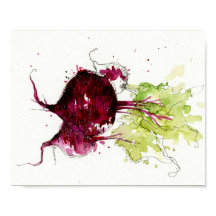 Beetwortelkeukenwandkunst