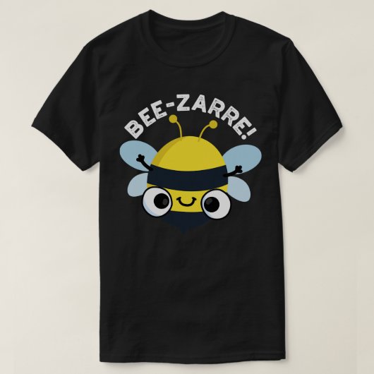 Beezarre Schattigee Bizarre Bee Pun 1 T-shirt (Design voorkant)