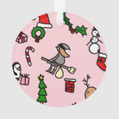 befana de noël rose (dos)