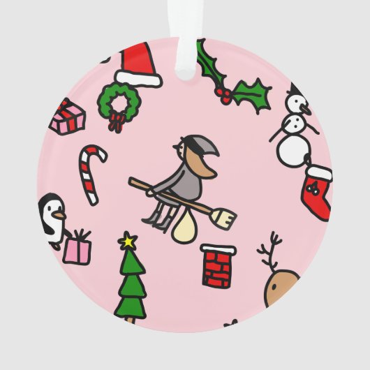 befana de noël rose (dos)