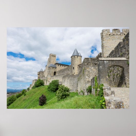 Befestigde stad Carcassonne Poster (Voorkant)