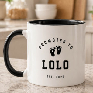 Beforderd tot Lolo Nieuw Opa Mokkop Mok