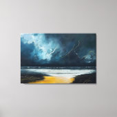 Before The Storm – Abstract Seascape Canvas Afdruk (Voorkant)
