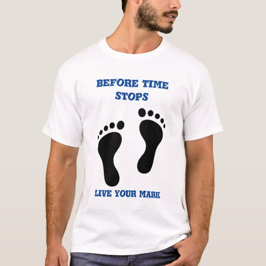 before time stops t-shirt (Voorkant)