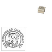 Befuddled Elf Wood Art Stamp Rubberstempel (Gestempeld)