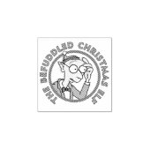 Befuddled Elf Wood Art Stamp Rubberstempel (Afrduk)