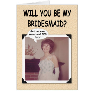 Beg van Bridesmaid