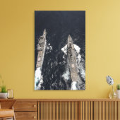 Begeleide rakettenverdeler USS Gridley Canvas Afdruk (Insitu (Woonkamer))