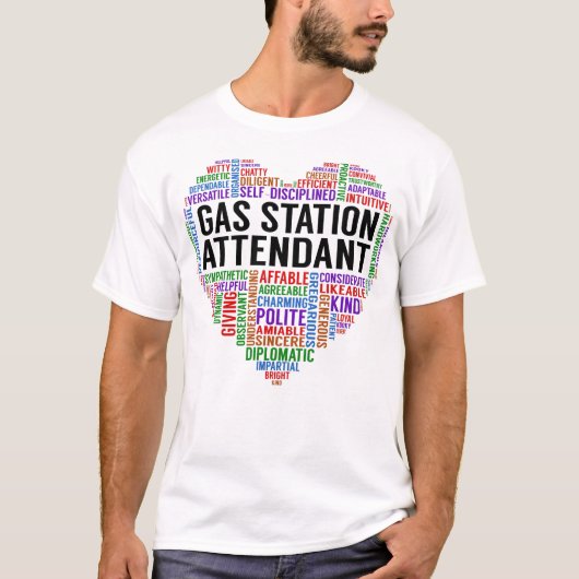 Begeleidend hart gasstation t-shirt (Voorkant)